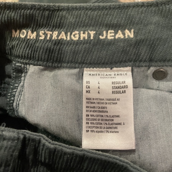 American Eagle Outfitters Men's Corduroy Pants in Teal - Picture 8 of 10